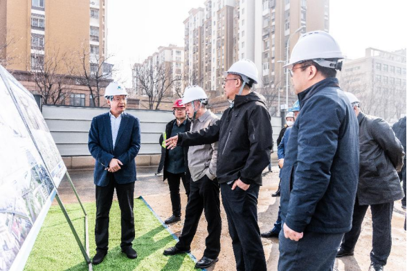 搶進(jìn)度 保質(zhì)量 抓機(jī)遇 促發(fā)展  —集團(tuán)公司黨委書(shū)記、董事長(zhǎng)王元斌一行蒞臨城市更新公司調(diào)研指導(dǎo)工作